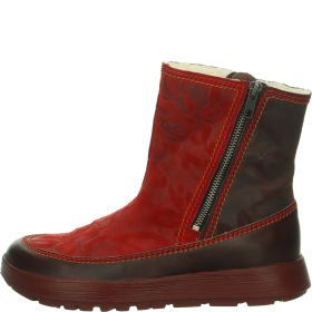 Think! COMODA Damen Stiefelette - Material: Leder in Rot
