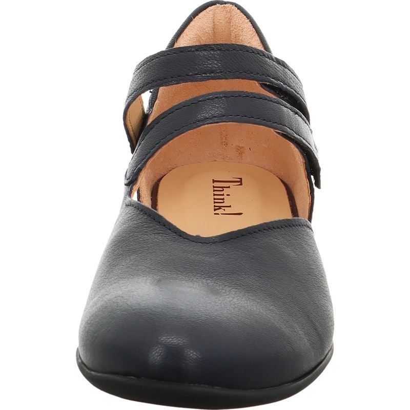 Think! GUAD2 Damen Ballerina - Material: Leder in Blau