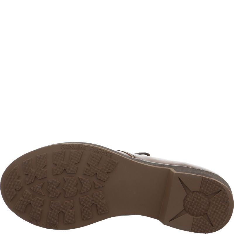Think! COGITA Damen Schnürschuh - Material: Leder in Braun