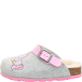 Superfit FUSSBETTPANTOFFEL Girls Clog - Material: Textile in Blue