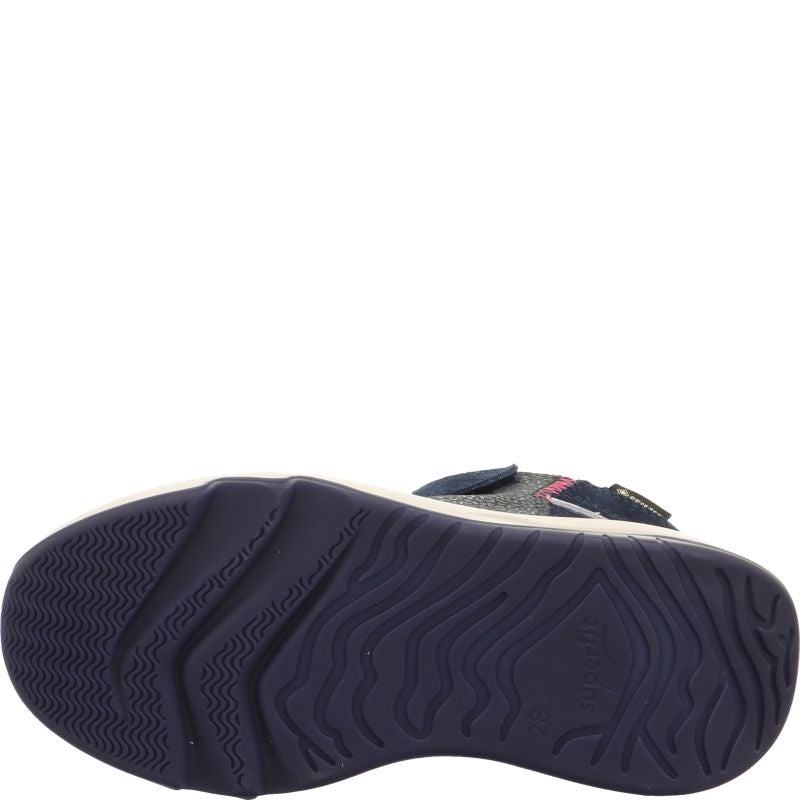 Superfit MELODY Girls Sneakers high - Material: Leder/Sonstiges Material/Texti in Blue