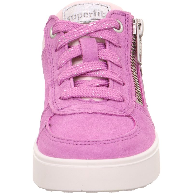 Superfit STELLA Mädchen Sneaker low - Material: Leder/Sonstiges Material/Textil in Lila