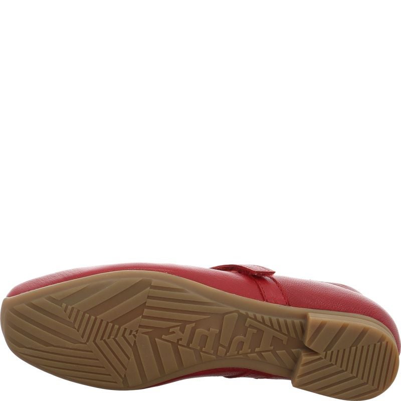 Think GAUDI Ballerina - Material: Leather in Red