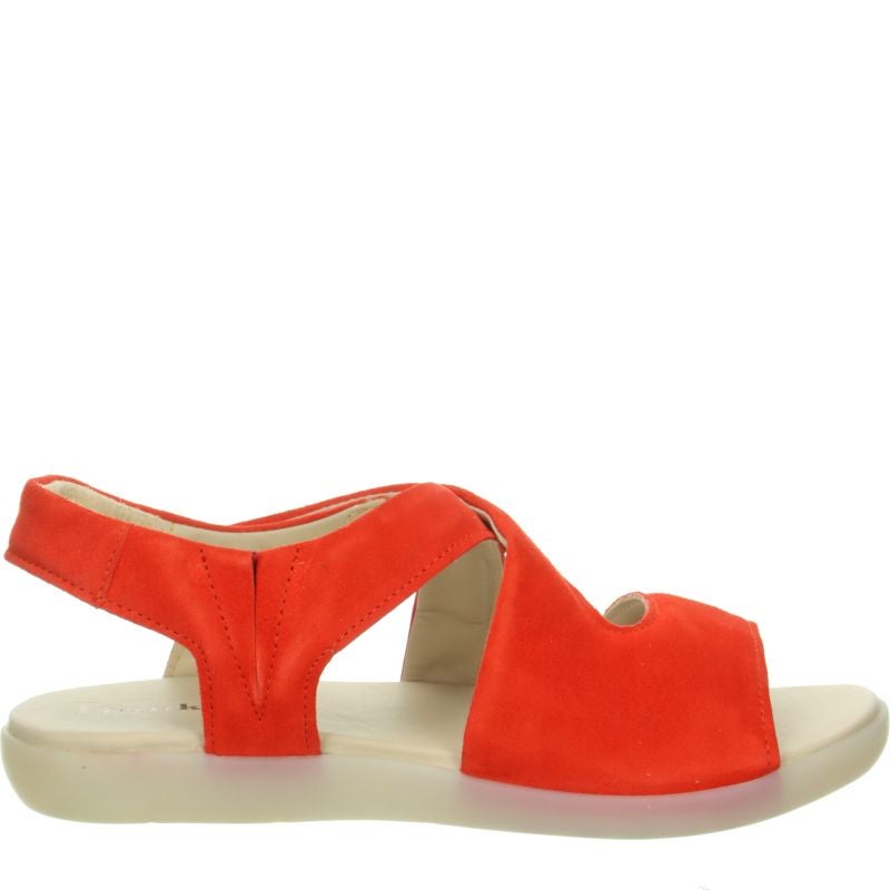 Think NATURE SAND Woman  - Material: Leather in Red