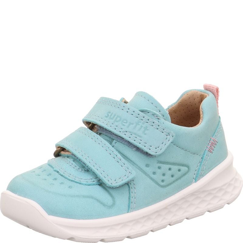 Superfit BREEZE Mädchen Sneaker low - Material: Leder in Grün