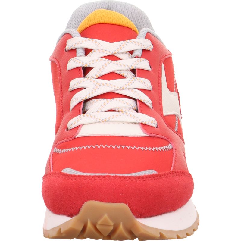 Superfit DASH Sneaker low - Material: Leder/Sonstiges Material/Textil in Rot