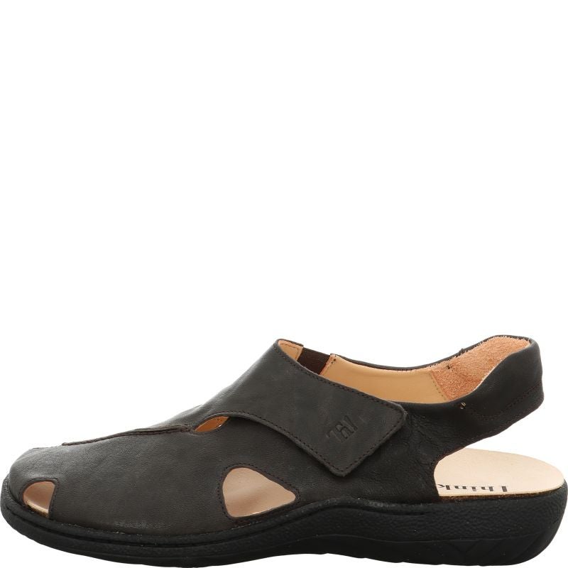 Think CHANGE HERREN Sandal - Material: Leather in Brown