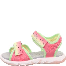 Superfit PEBBLES Sandale - Material: Textil/Sonstiges Material in Rosa