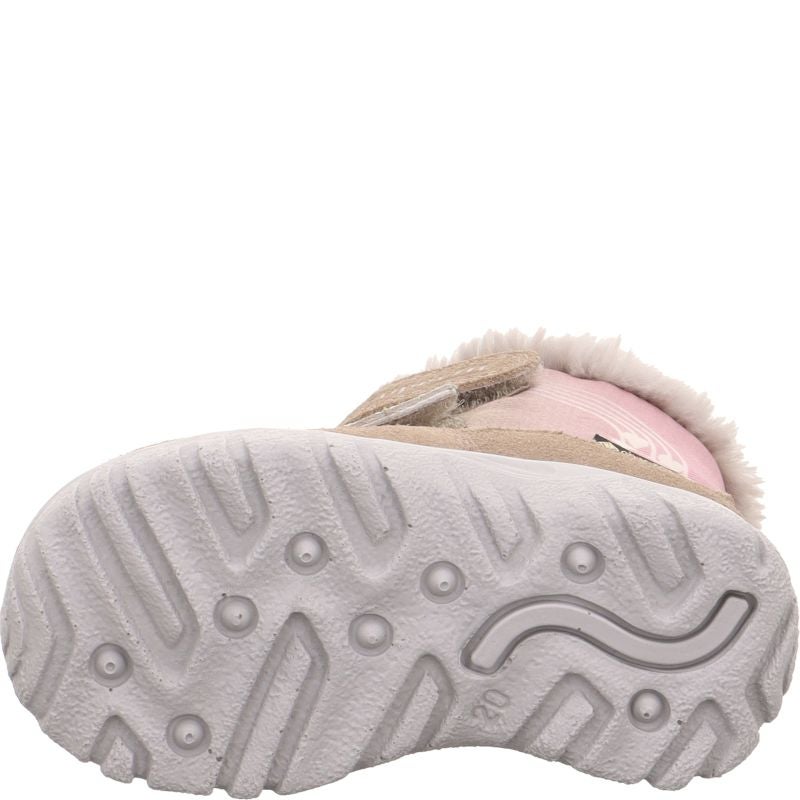 Superfit HUSKY+ Girls Boot - Material: Leather/Textil in Beige