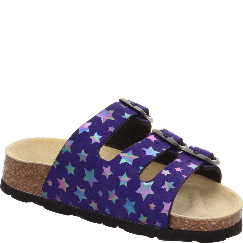 Superfit FUSSBETTPANTOFFEL Girls Slipper - Material: Sonstiges Material in Purple