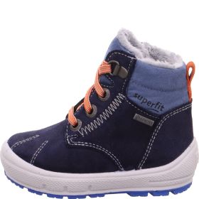 Superfit GROOVY Jungen Boots - Material: Leder/Textil in Blau