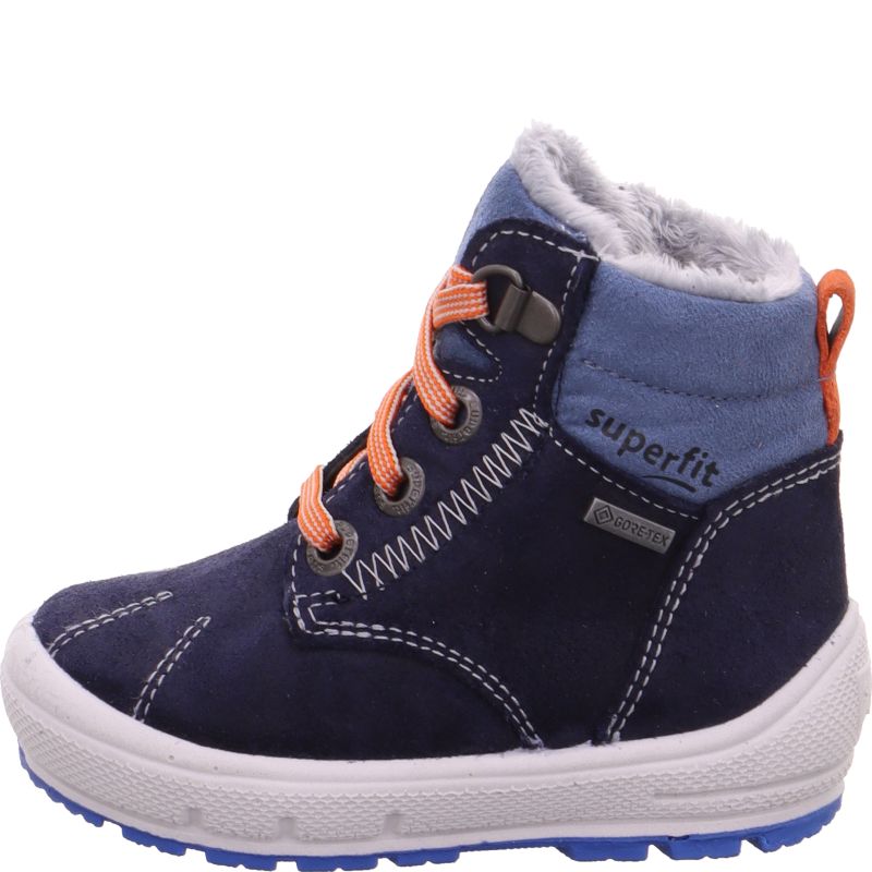 Superfit GROOVY Boys Boot - Material: Leather/Textil in Blue