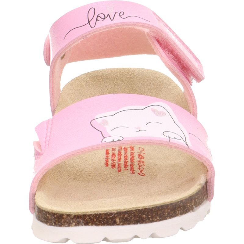 Superfit FUSSBETTPANTOFFEL Girls Sandal - Material: Sonstiges Material in Rose