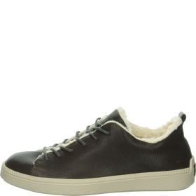 Think TURNA WOMEN Woman Sneakers low - Material: Leather in Grey