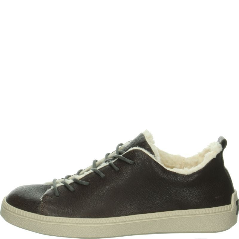 Think TURNA WOMEN Woman Sneakers low - Material: Leather in Grey