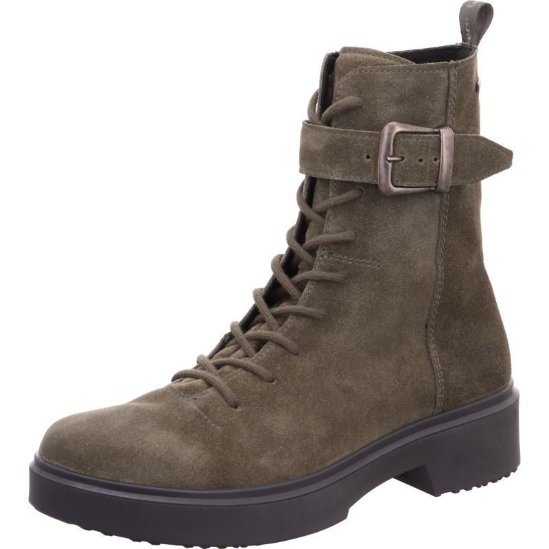Legero ANGEL Damen Schnürboots - Material: Leder in Grün