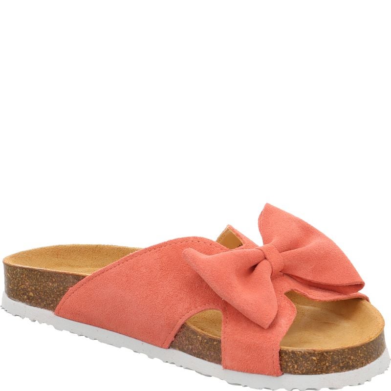 Think! CRISSI Damen Pantolette - Material: Leder in Rosa