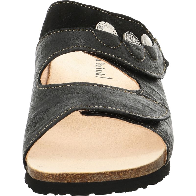 Think MIZZI DAMEN Woman Mules - Material: Leather in Black