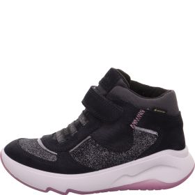 Superfit MELODY Girls Sneakers high - Material: Leder/Sonstiges Material/Texti in Grey