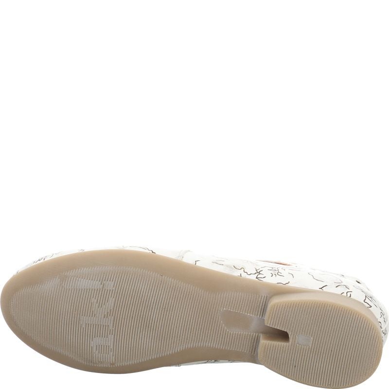 Think GUAD2 Lace up shoe - Material: Leather in Multicolored