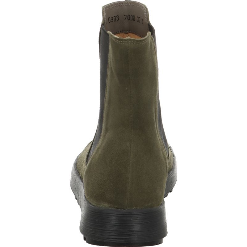Think COMODA Woman Chelsea boot - Material: Leather in Olive