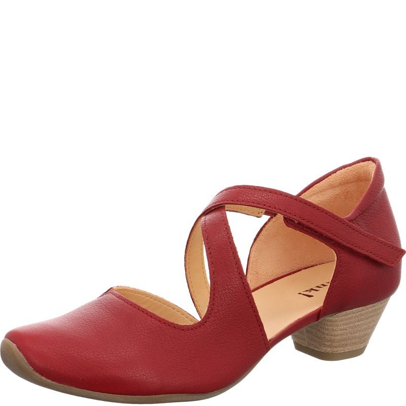 Think! AIDA Damen Pumps - Material: Leder in Rot