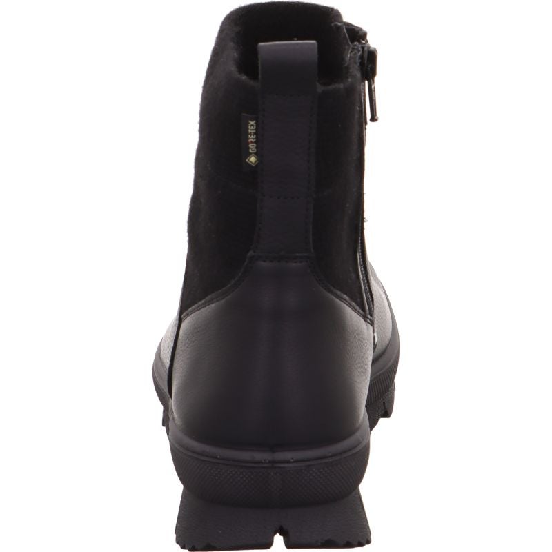 Legero NOVARA Damen Stiefelette - Material: Leder in Schwarz