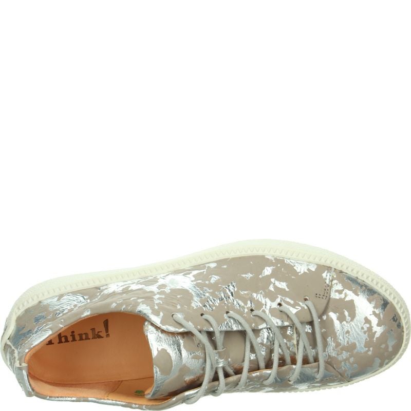 Think TURNA WOMEN Woman Sneakers low - Material: Leather in Grey