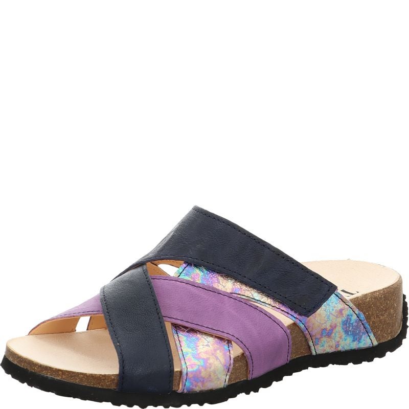 Think MIZZI DAMEN Woman  - Material: Leather in Blue