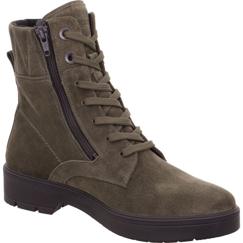 Legero MYSTIC Woman Lace-up boot - Material: Leather in Green
