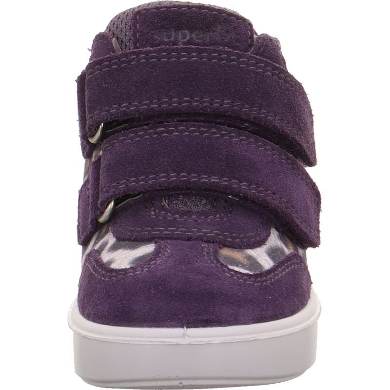 Superfit SUPIES Mädchen Sneaker high - Material: Leder/Textil in Mehrfarbig