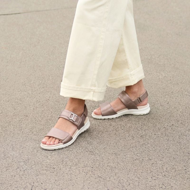 legero MOVE Damen Sandale - Material: Leder in Rosa