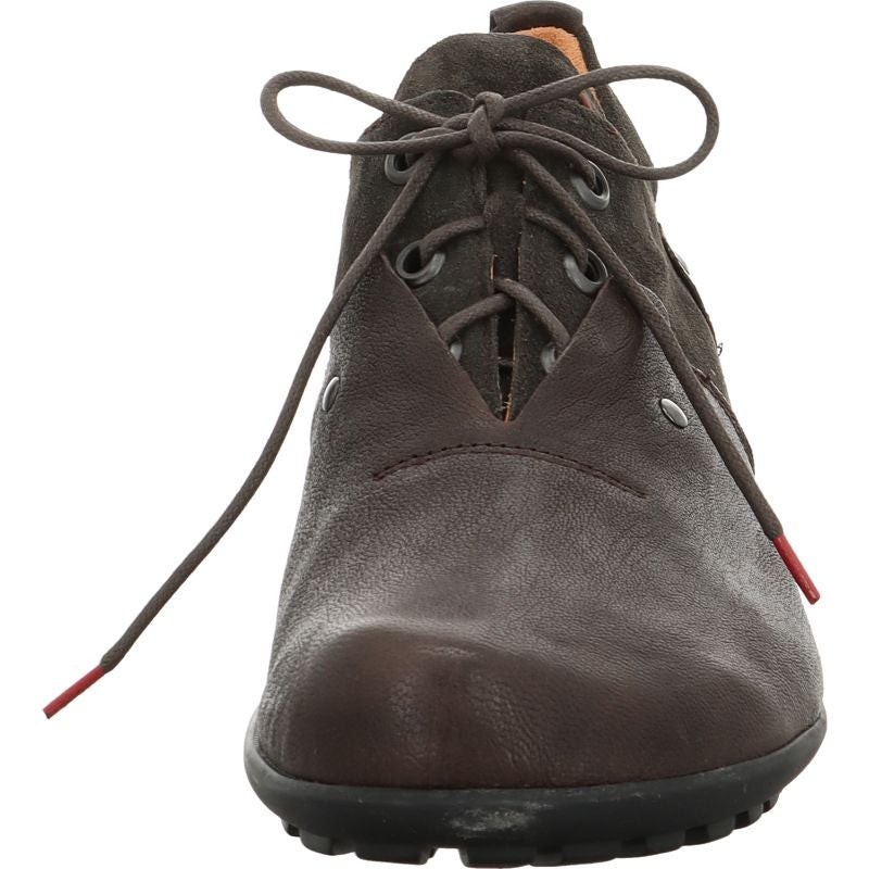 Think KONG HERREN Men Lace up shoe - Material: Leather in Brown