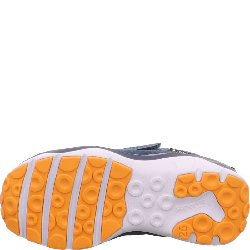 Superfit SPORT5 Unisex, Jungen Sneaker high - Material: Leder/Sonstiges Material/Textil in Blau