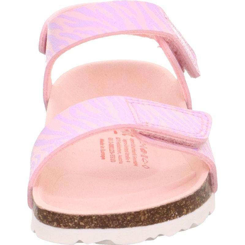 Superfit FUSSBETTPANTOFFEL Girls Sandal - Material: Sonstiges Material in Rose