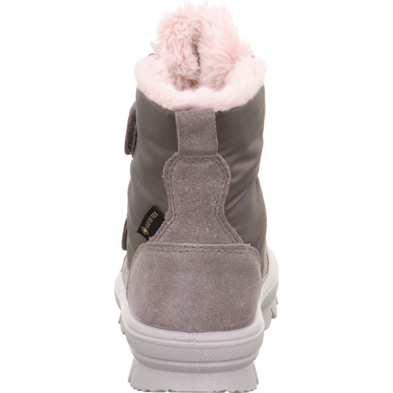 Superfit FLAVIA Mädchen Boots - Material: Leder/Textil in Grau