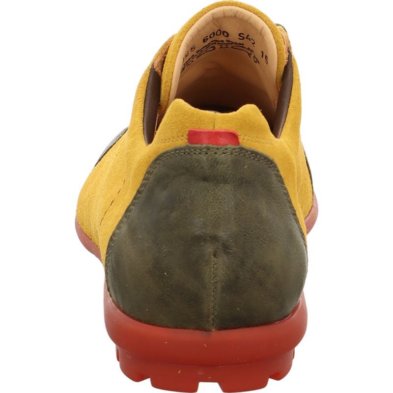 Think KONG HERREN Lace up shoe - Material: Leather in Yellow