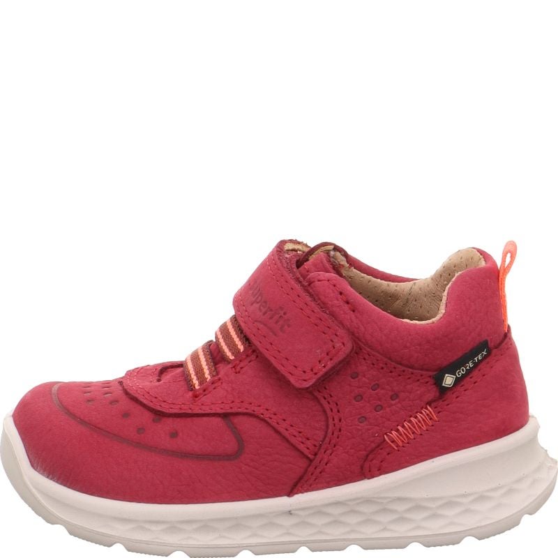 Superfit BREEZE Girls Sneakers high - Material: Leather in Red
