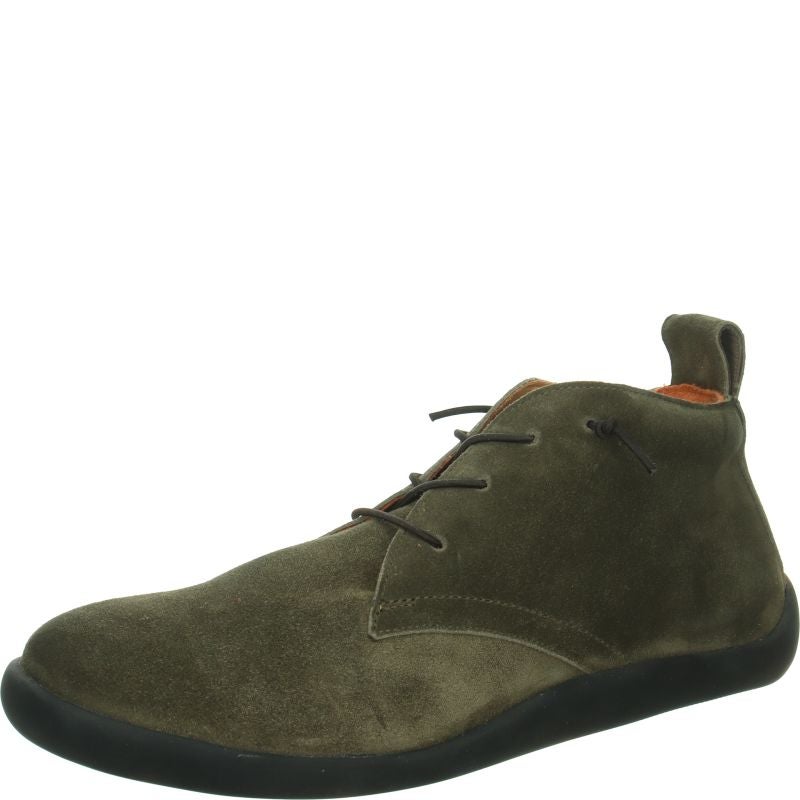 Think HAPPAT Sneakers high - Material: Leather in Olive