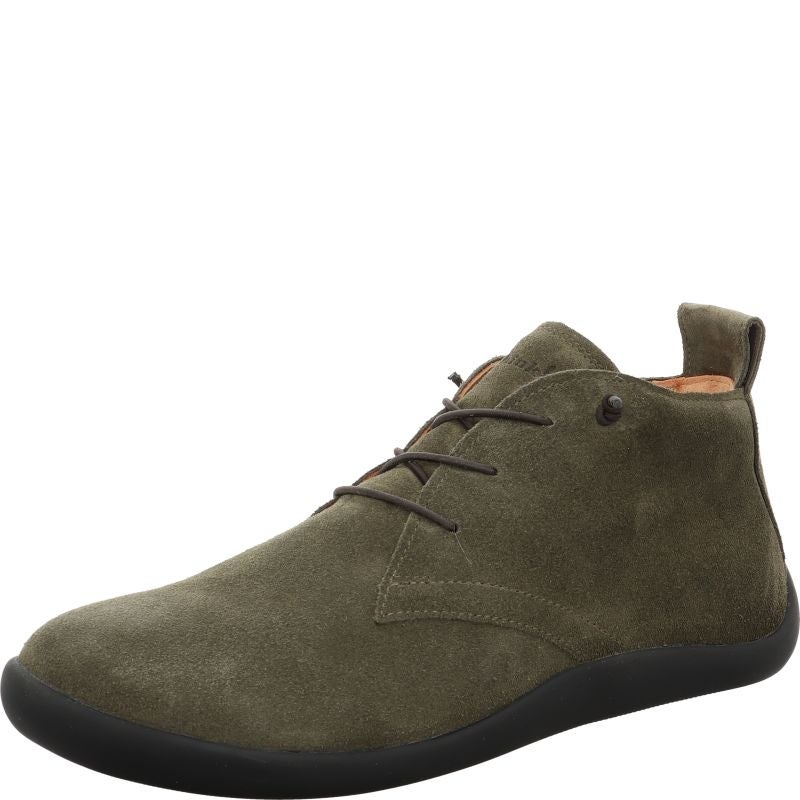 Think HAPPAT Sneakers high - Material: Leather in Olive