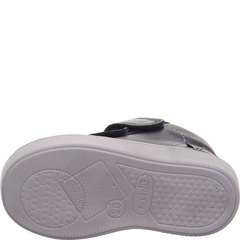 Superfit SUPIES Boys Sneakers high - Material: Leather/Textil in Blue
