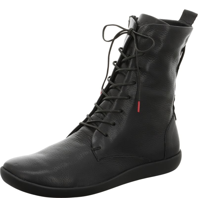 Think! NATURE Damen Stiefelette - Material: Leder in Schwarz