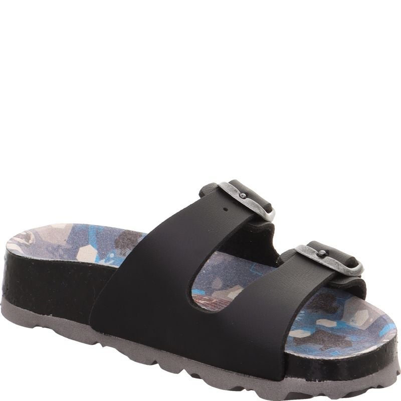 Superfit FUSSBETTPANTOFFEL Slipper - Material: Sonstiges Material in Black