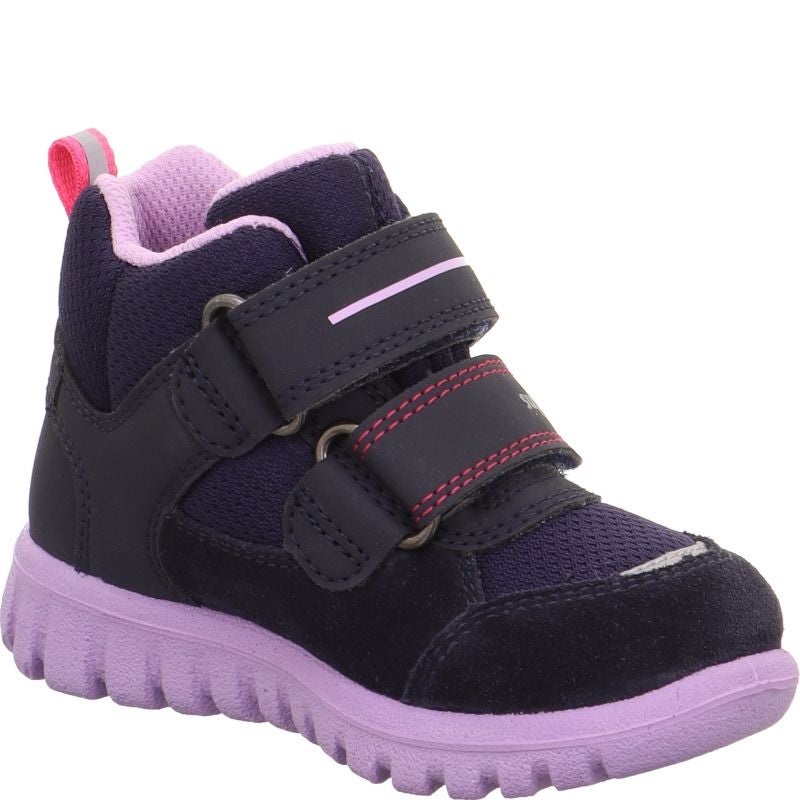 Superfit SPORT7 MINI Sneakers high - Material: Leder/Sonstiges Material/Texti in Blue