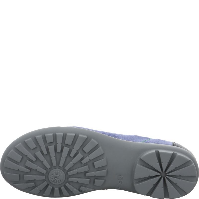 Think KONG HERREN Lace up shoe - Material: Leather in Blue