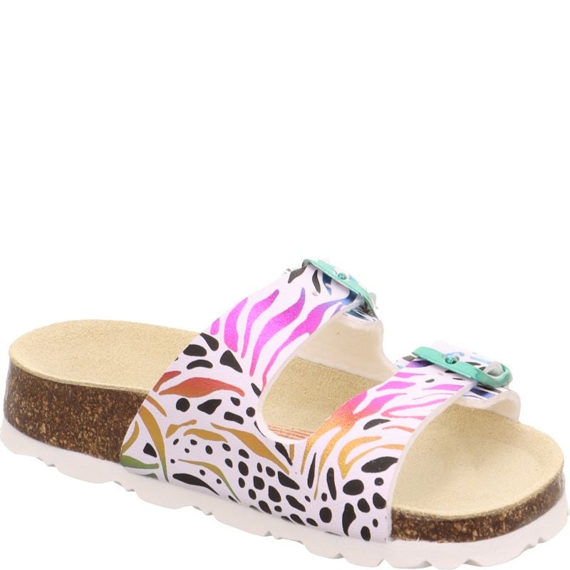 Superfit FUSSBETTPANTOFFEL Girls Slipper - Material: Sonstiges Material in White