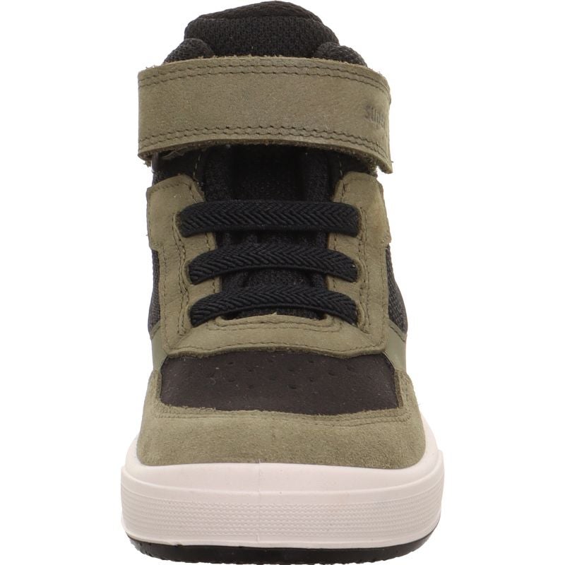 Superfit MAVERICK Boys Sneakers high - Material: Leder/Sonstiges Material/Texti in Green