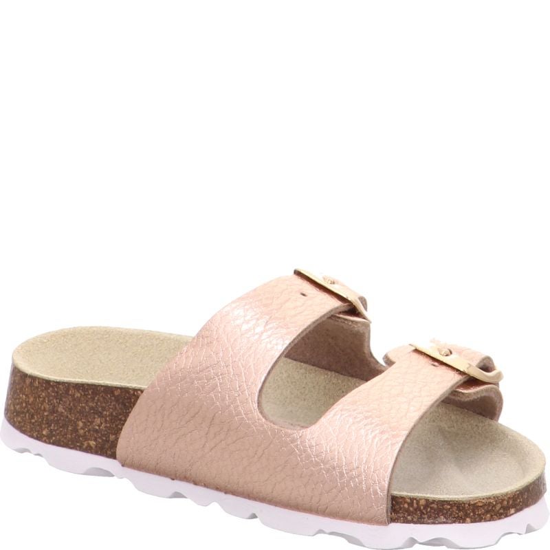 Superfit FUSSBETTPANTOFFEL Girls Slipper - Material: Sonstiges Material in Beige