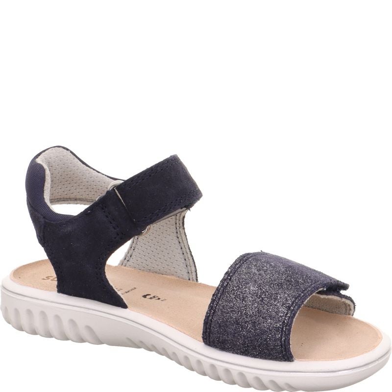 Superfit SPARKLE Girls Sandal - Material: Leather/Textil in Blue