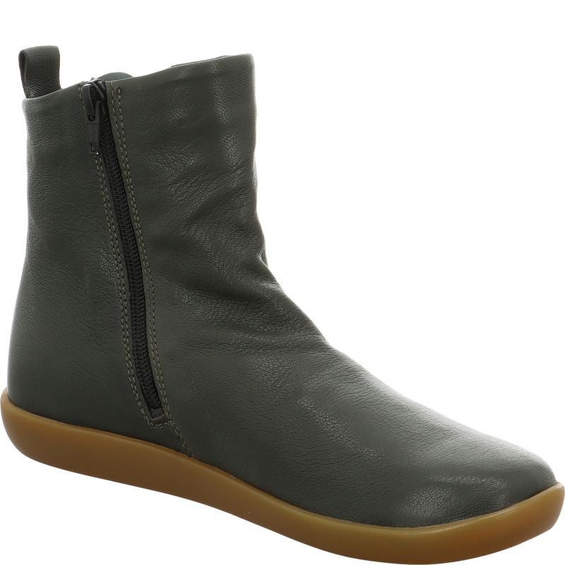 Think NATURE Woman Ankle boot - Material: Leather in Olive